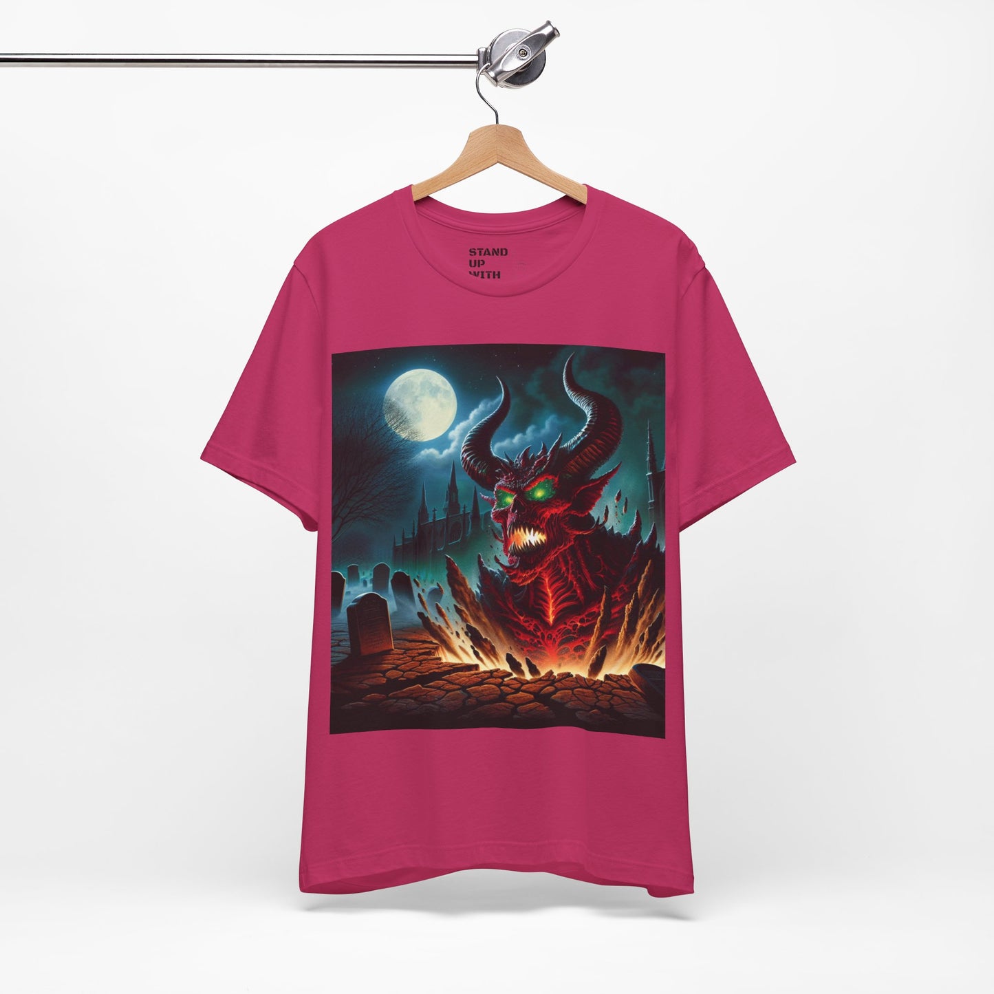 The Devil Rises Jersey Short Sleeve Tee