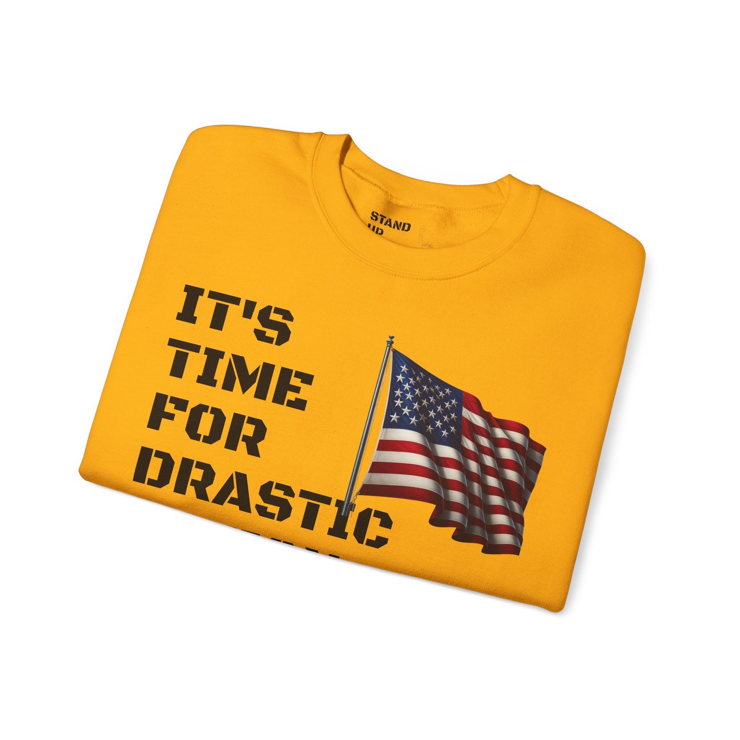Time For Drastic Action Heavy Blend™ Crewneck Sweatshirt