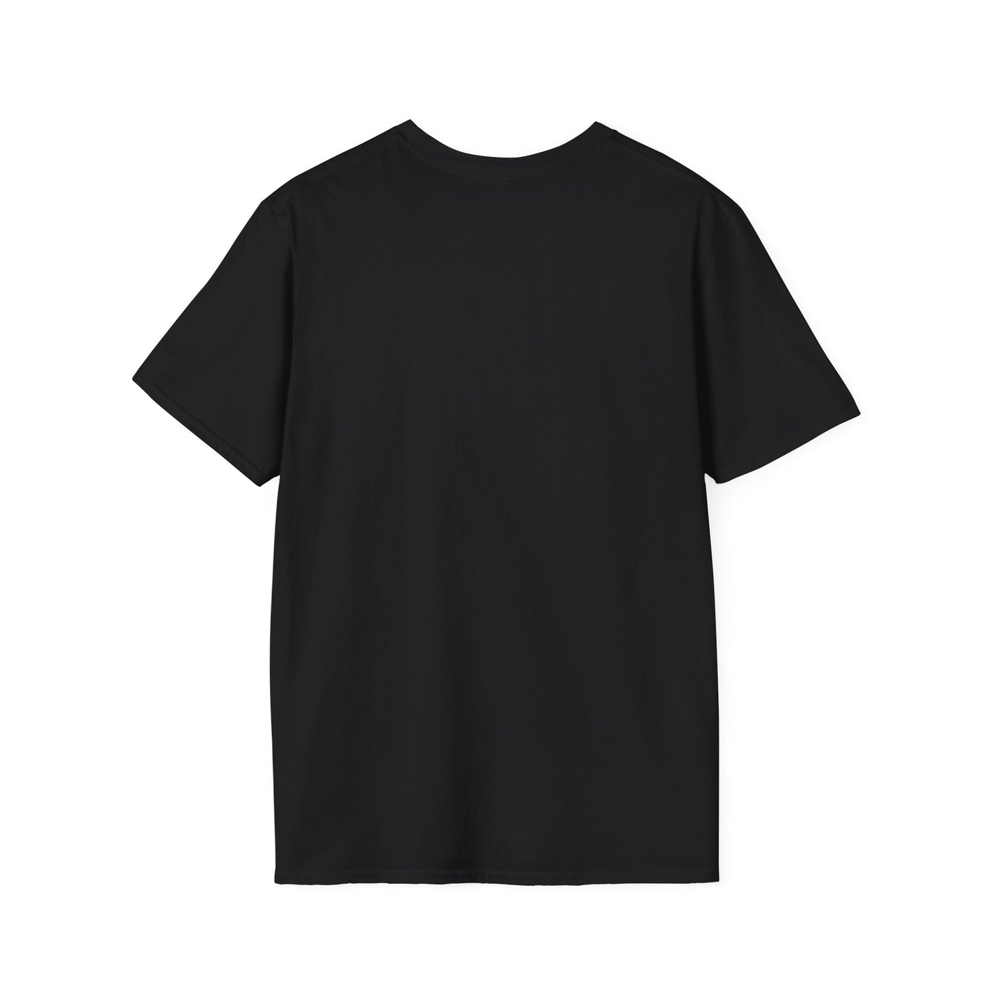 Crowd At Concert Cheering With American Flag And Fireworks Softstyle T-Shirt