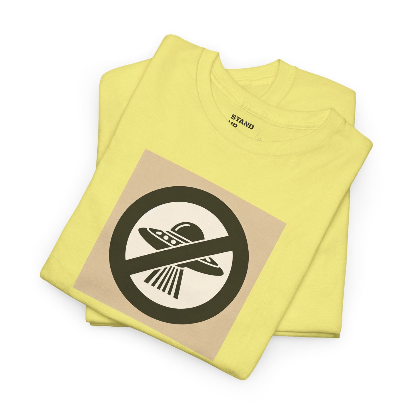 No Aliens Heavy Cotton Tee