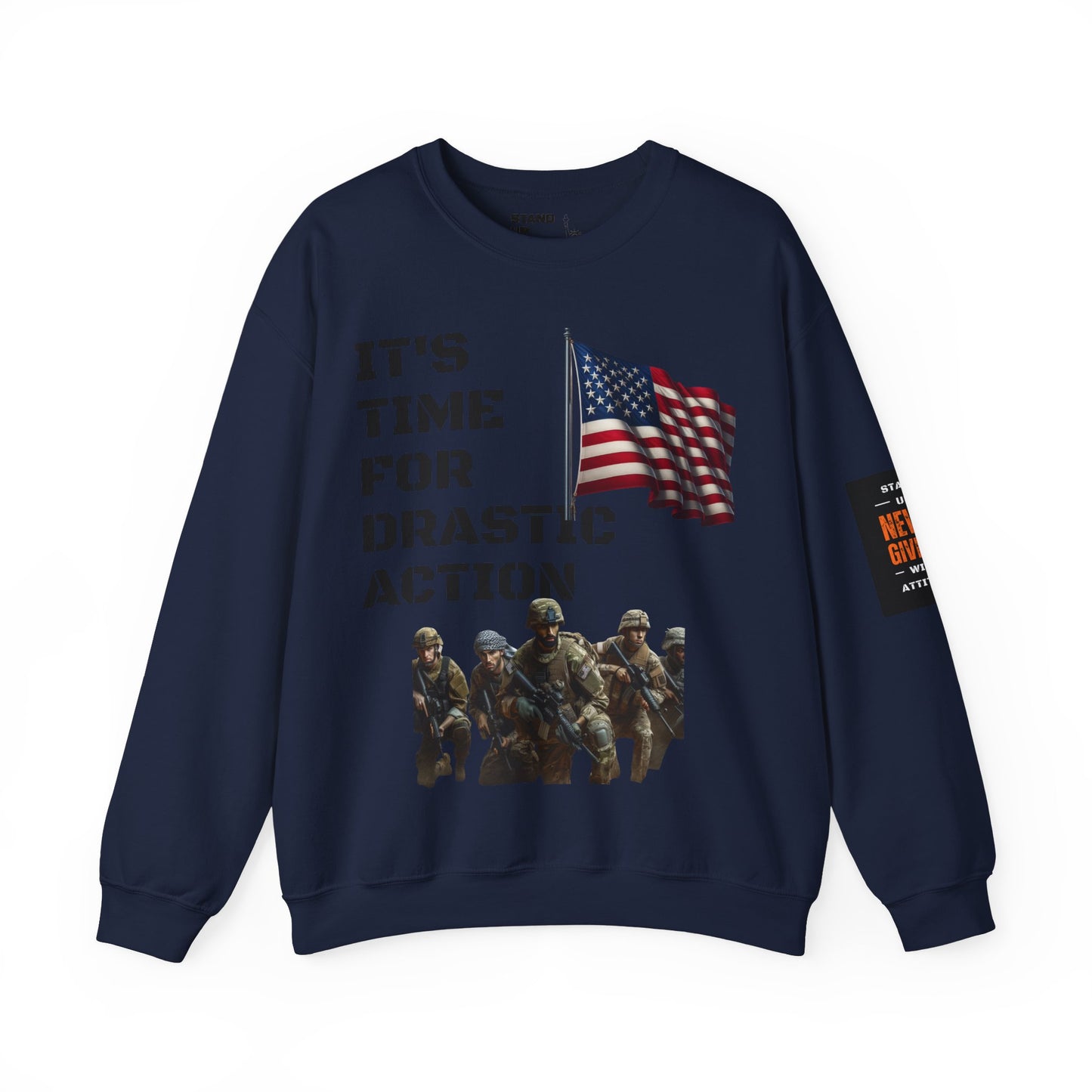 Time For Drastic Action Heavy Blend™ Crewneck Sweatshirt