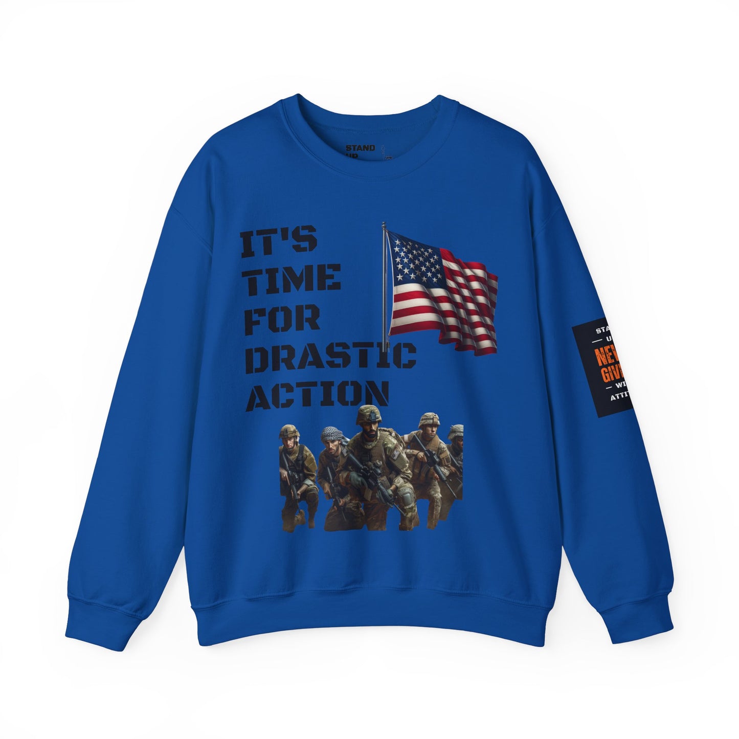 Time For Drastic Action Heavy Blend™ Crewneck Sweatshirt