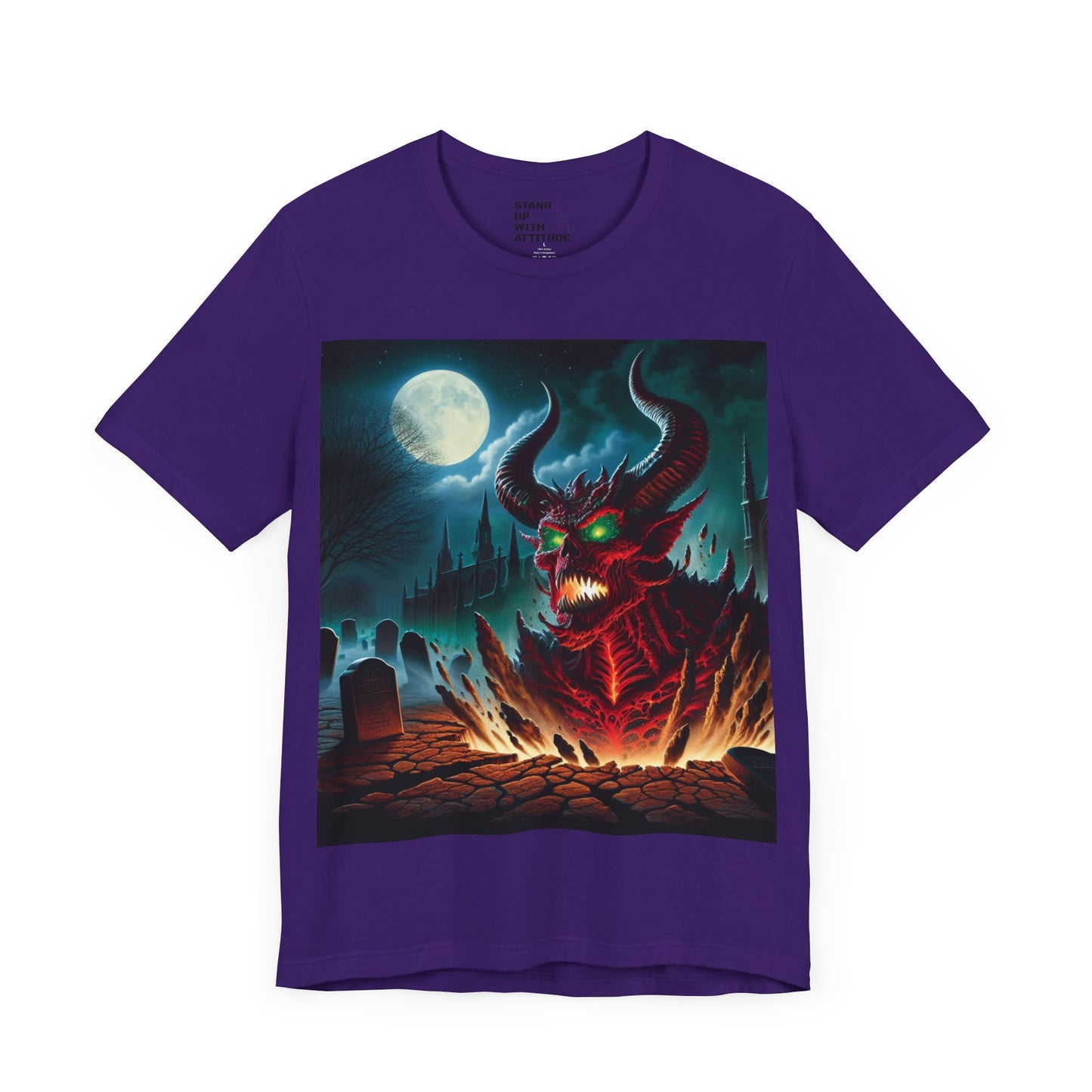 The Devil Rises Jersey Short Sleeve Tee