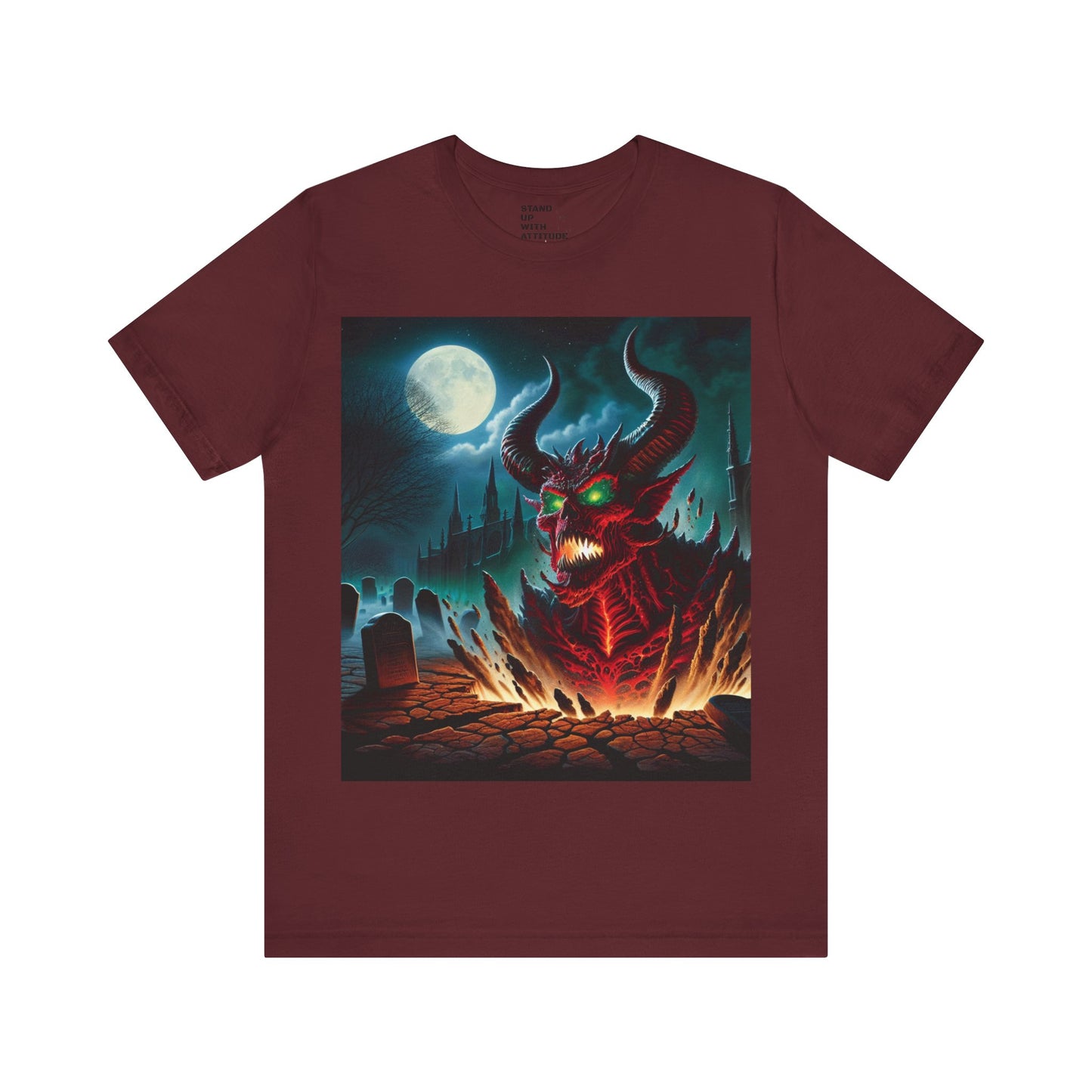 The Devil Rises Jersey Short Sleeve Tee