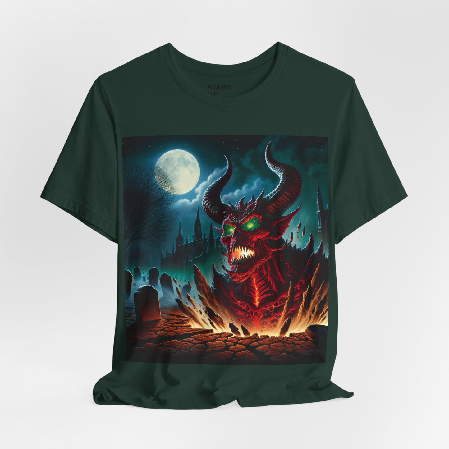 The Devil Rises Jersey Short Sleeve Tee