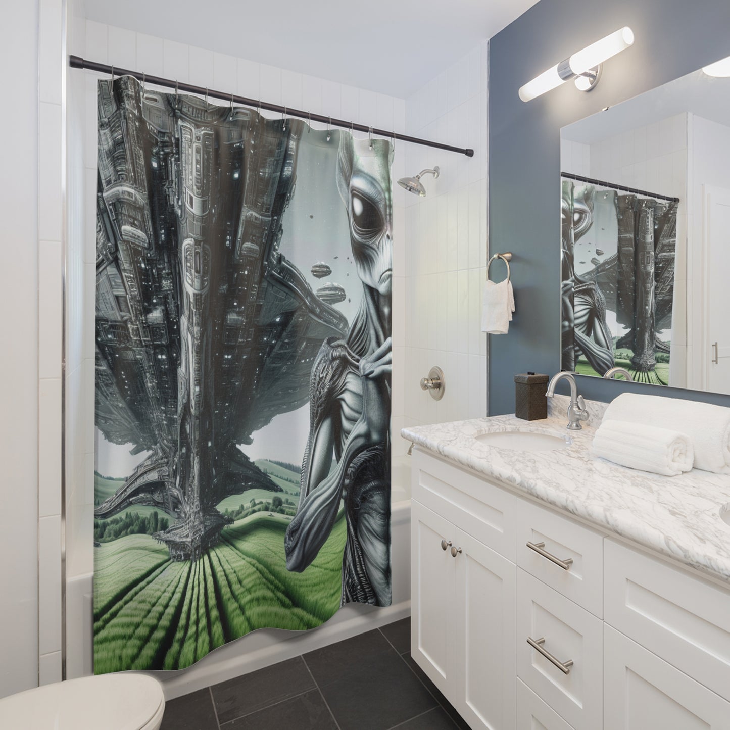 Alien Shower Curtain