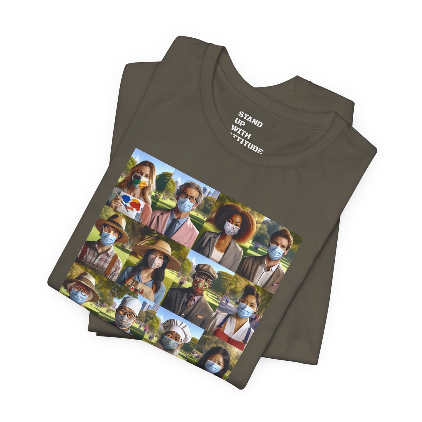The Fog And A Mask Short Sleeve Tee