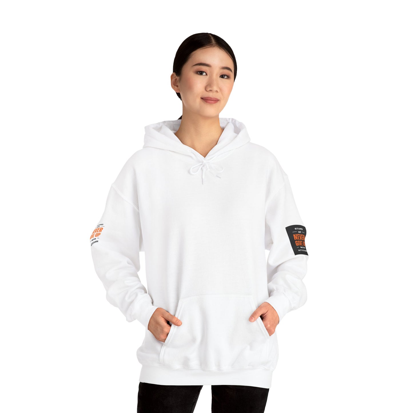 Stand Up Dual Arm Patch Heavy Blend™ Hooded Sweatshirt