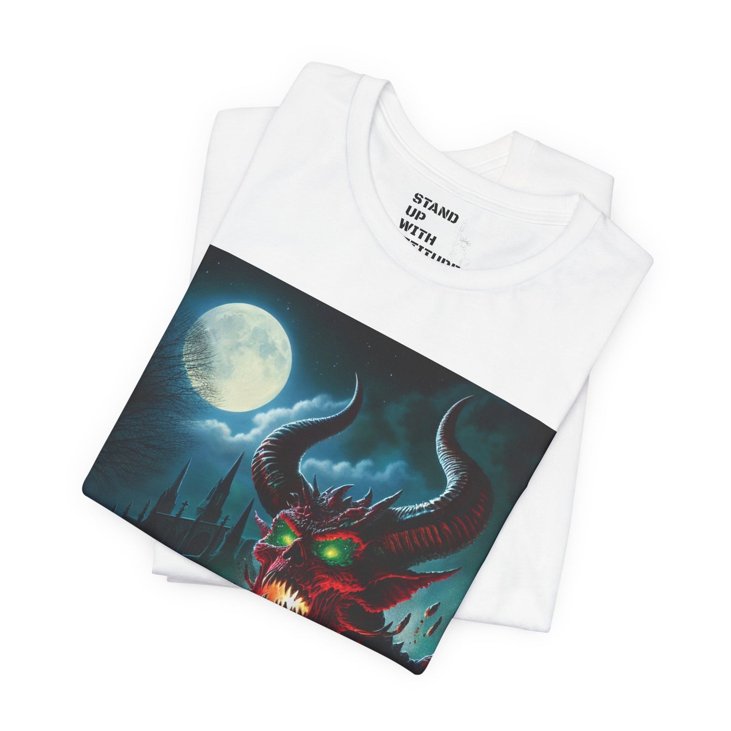 The Devil Rises Jersey Short Sleeve Tee