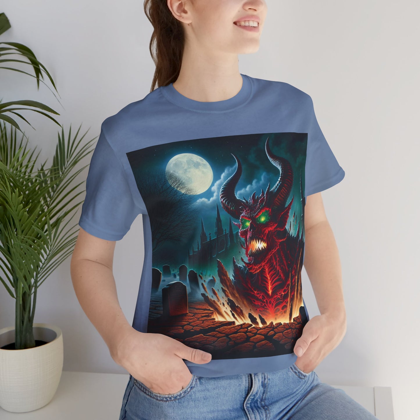 The Devil Rises Jersey Short Sleeve Tee