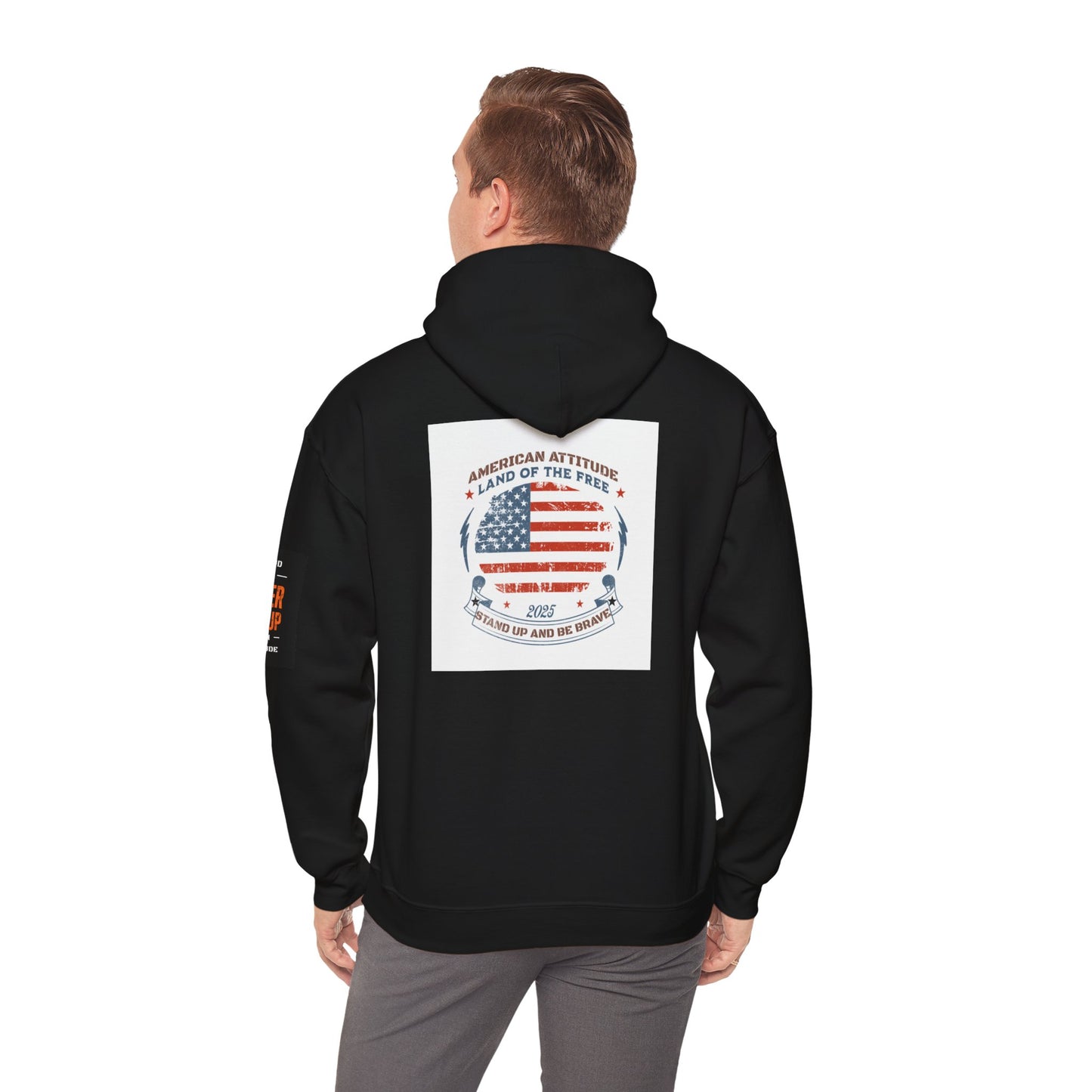 American Attitude Stand Up And Be Brave Heavy Blend™ Hooded Sweatshirt