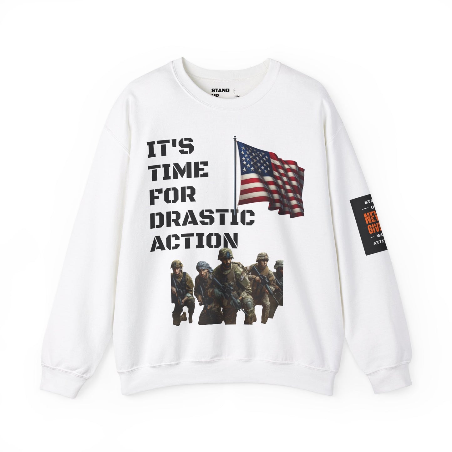 Time For Drastic Action Heavy Blend™ Crewneck Sweatshirt
