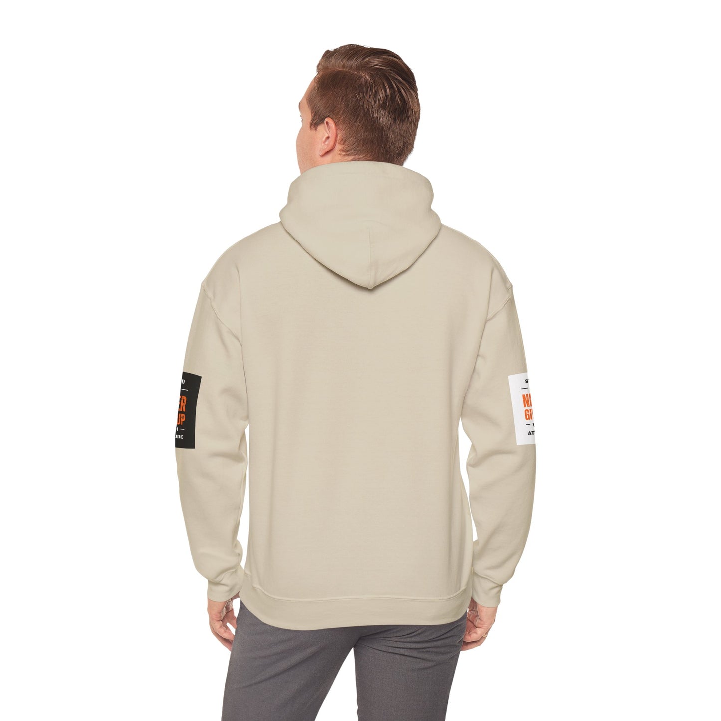 Stand Up Dual Arm Patch Heavy Blend™ Hooded Sweatshirt