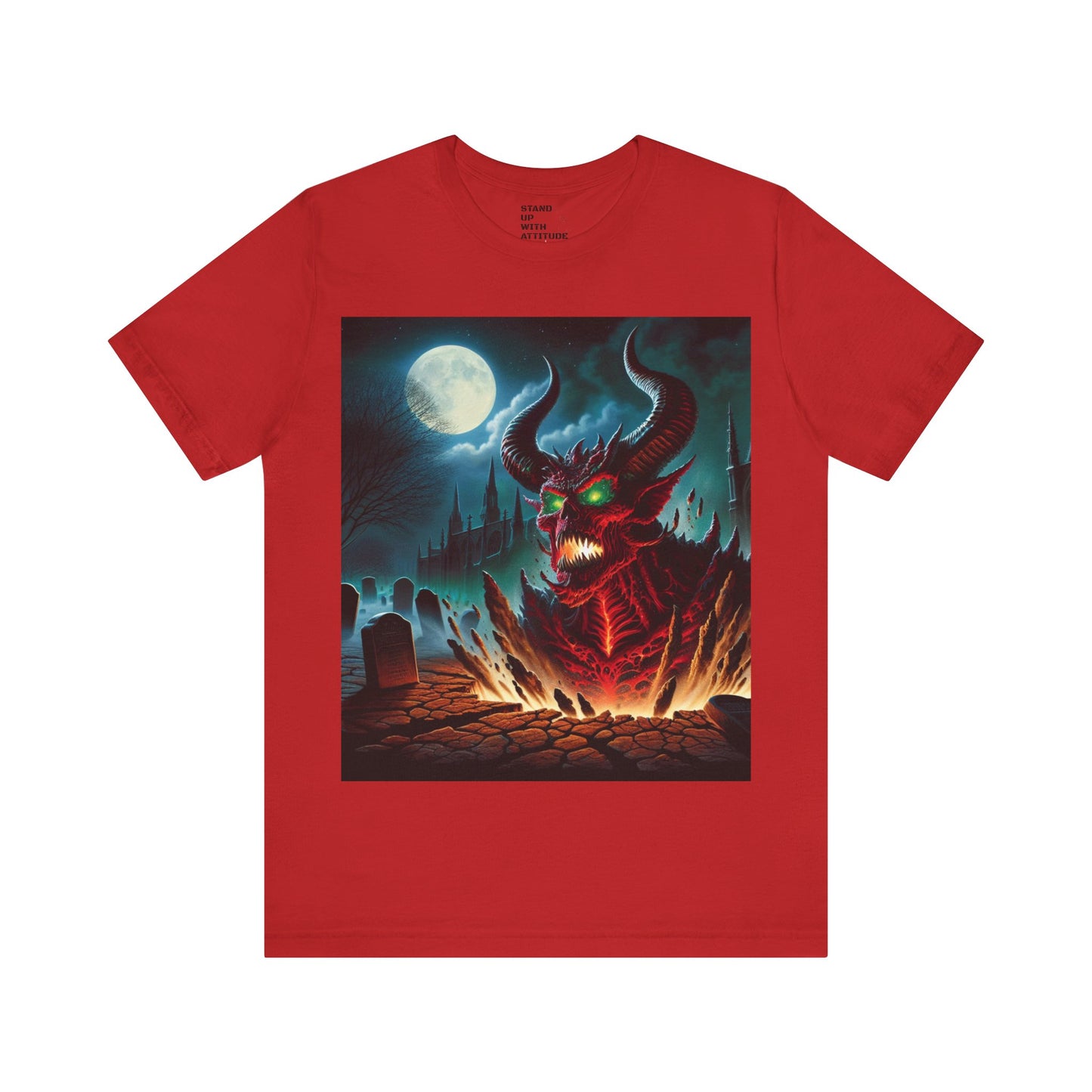 The Devil Rises Jersey Short Sleeve Tee