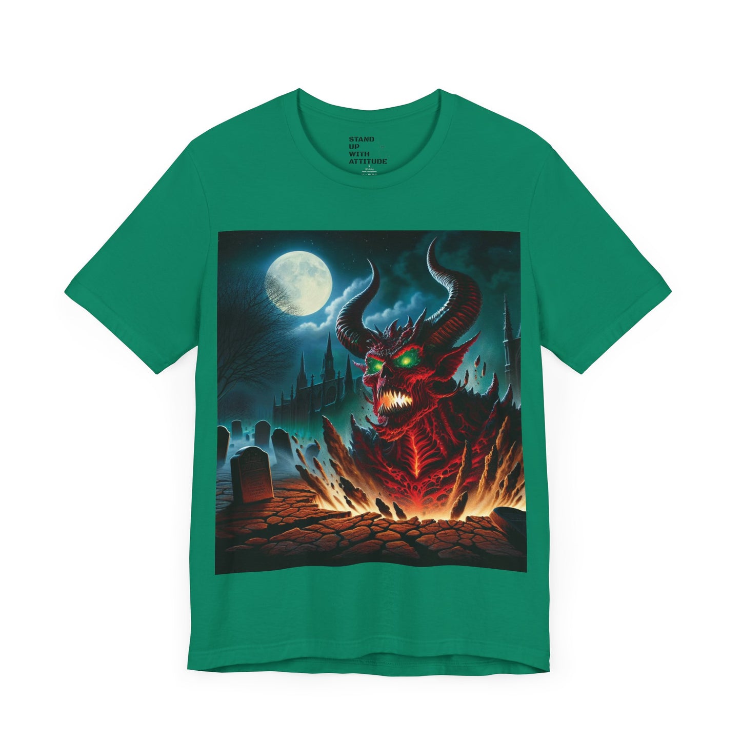 The Devil Rises Jersey Short Sleeve Tee
