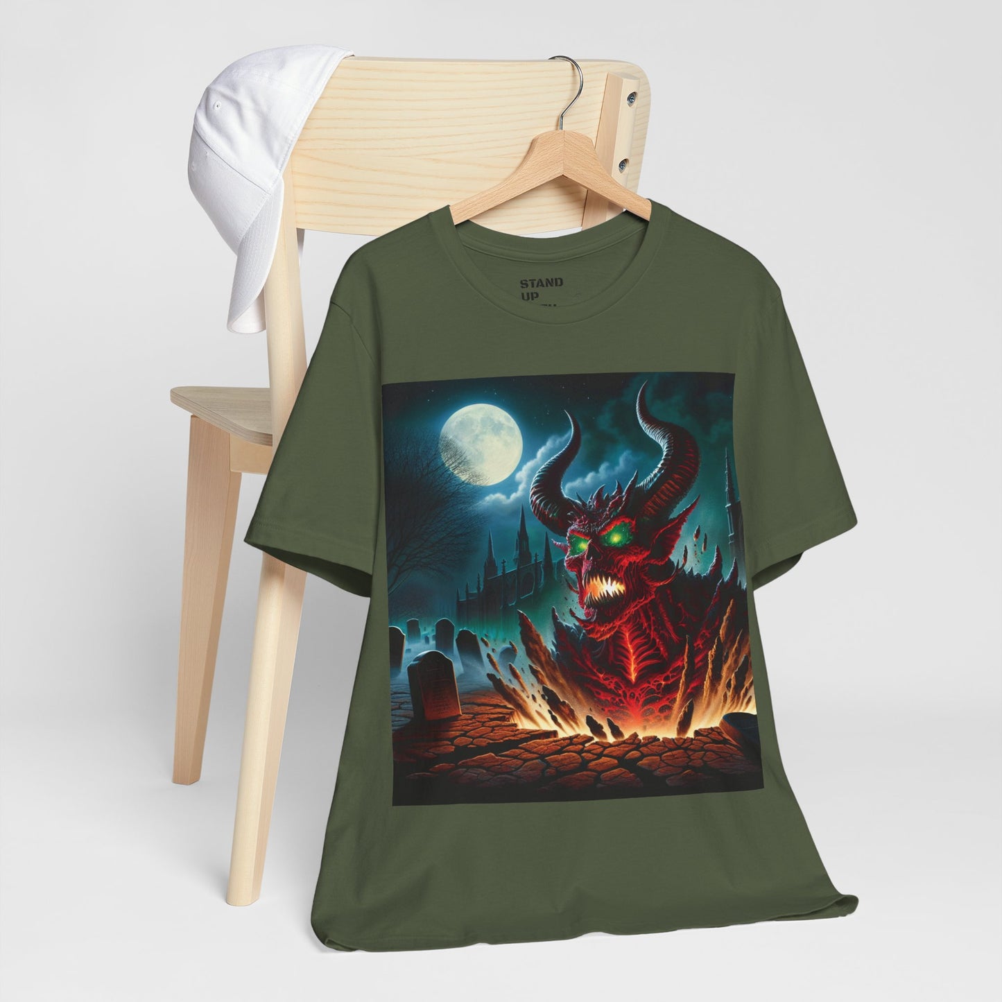 The Devil Rises Jersey Short Sleeve Tee