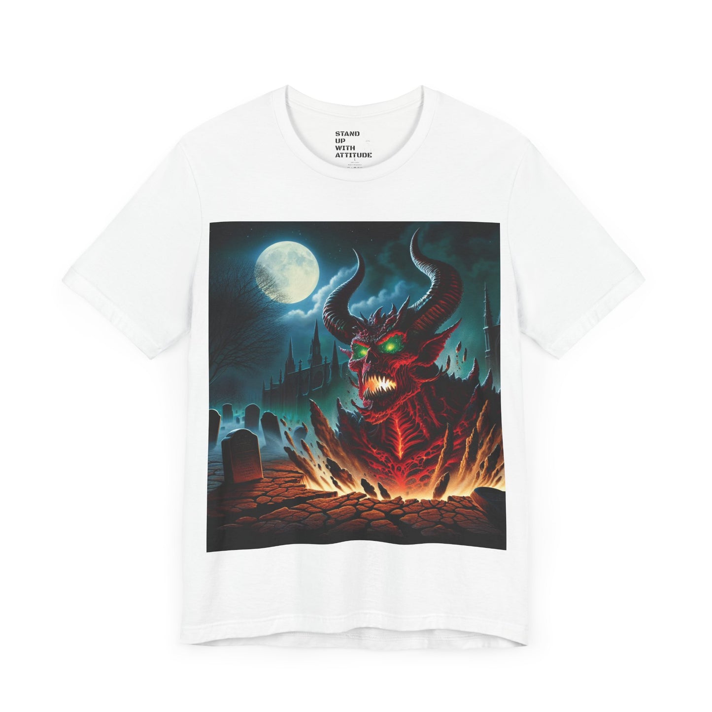 The Devil Rises Jersey Short Sleeve Tee