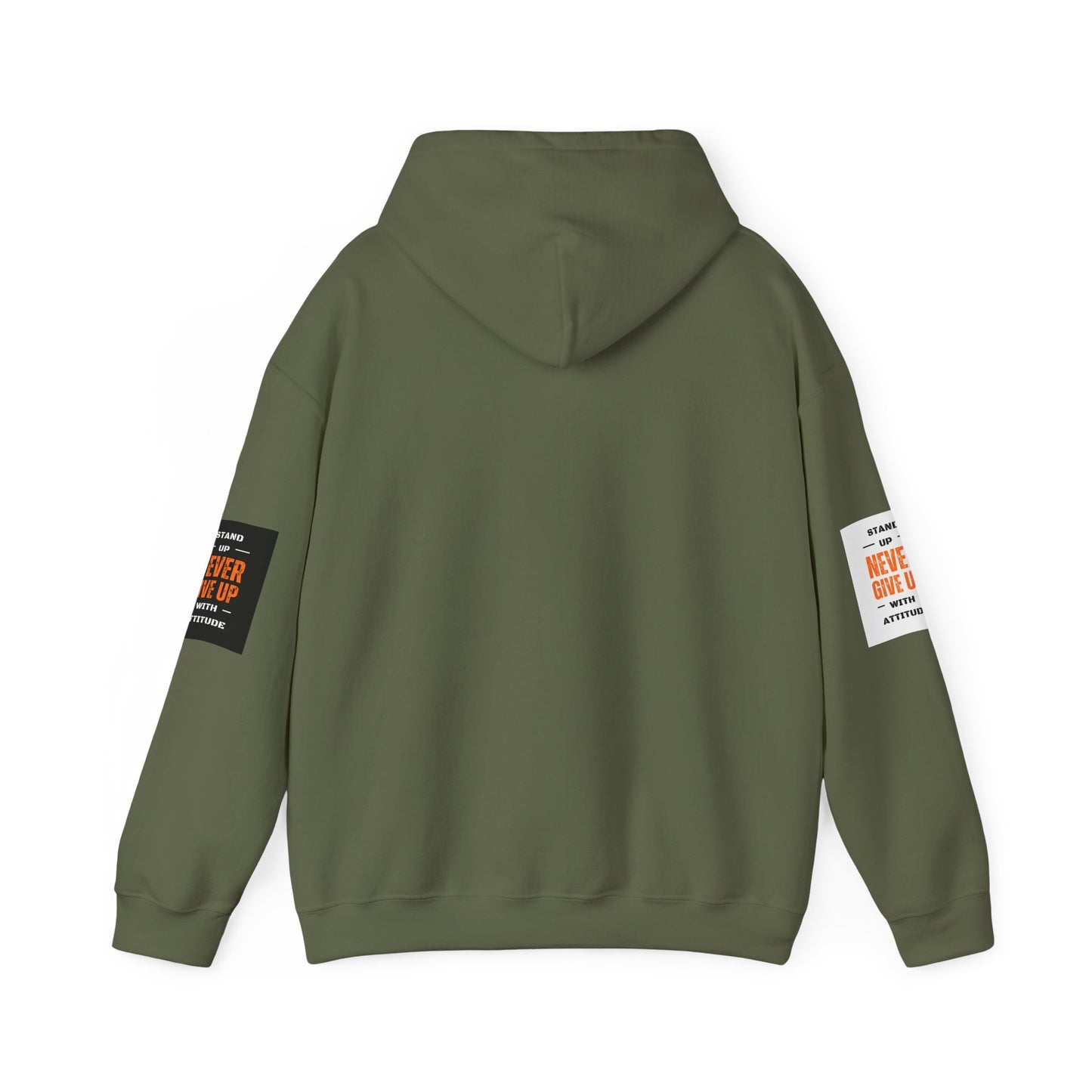 Stand Up Dual Arm Patch Heavy Blend™ Hooded Sweatshirt