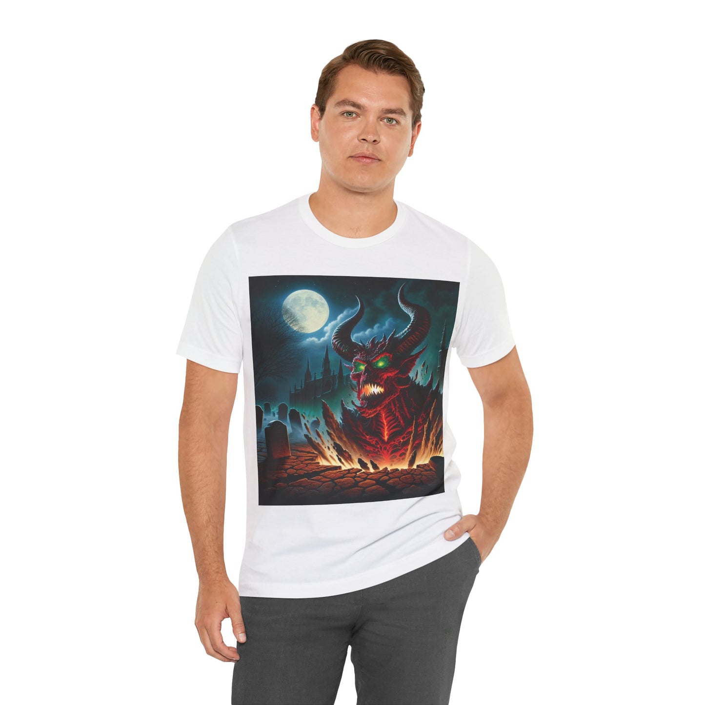 The Devil Rises Jersey Short Sleeve Tee