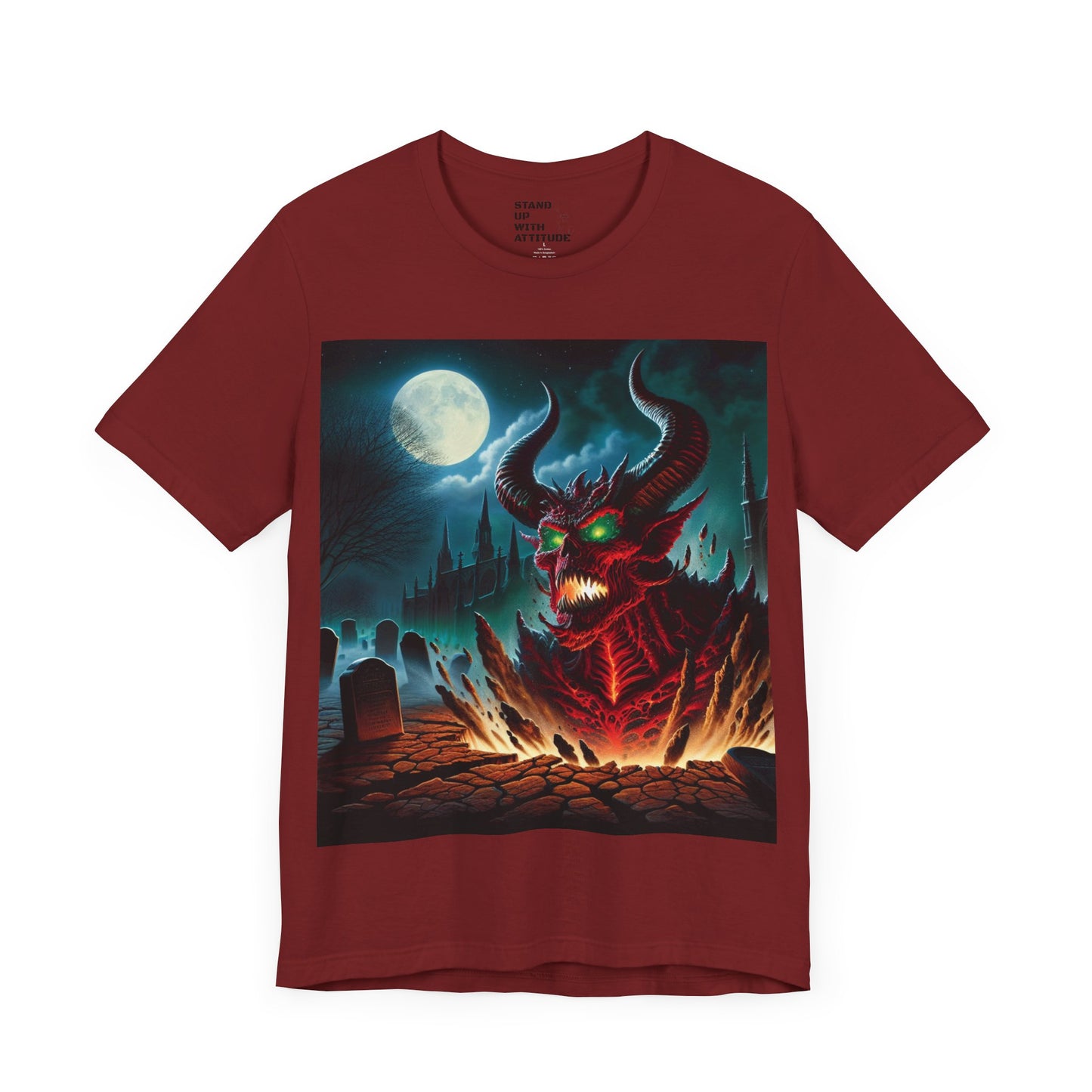 The Devil Rises Jersey Short Sleeve Tee
