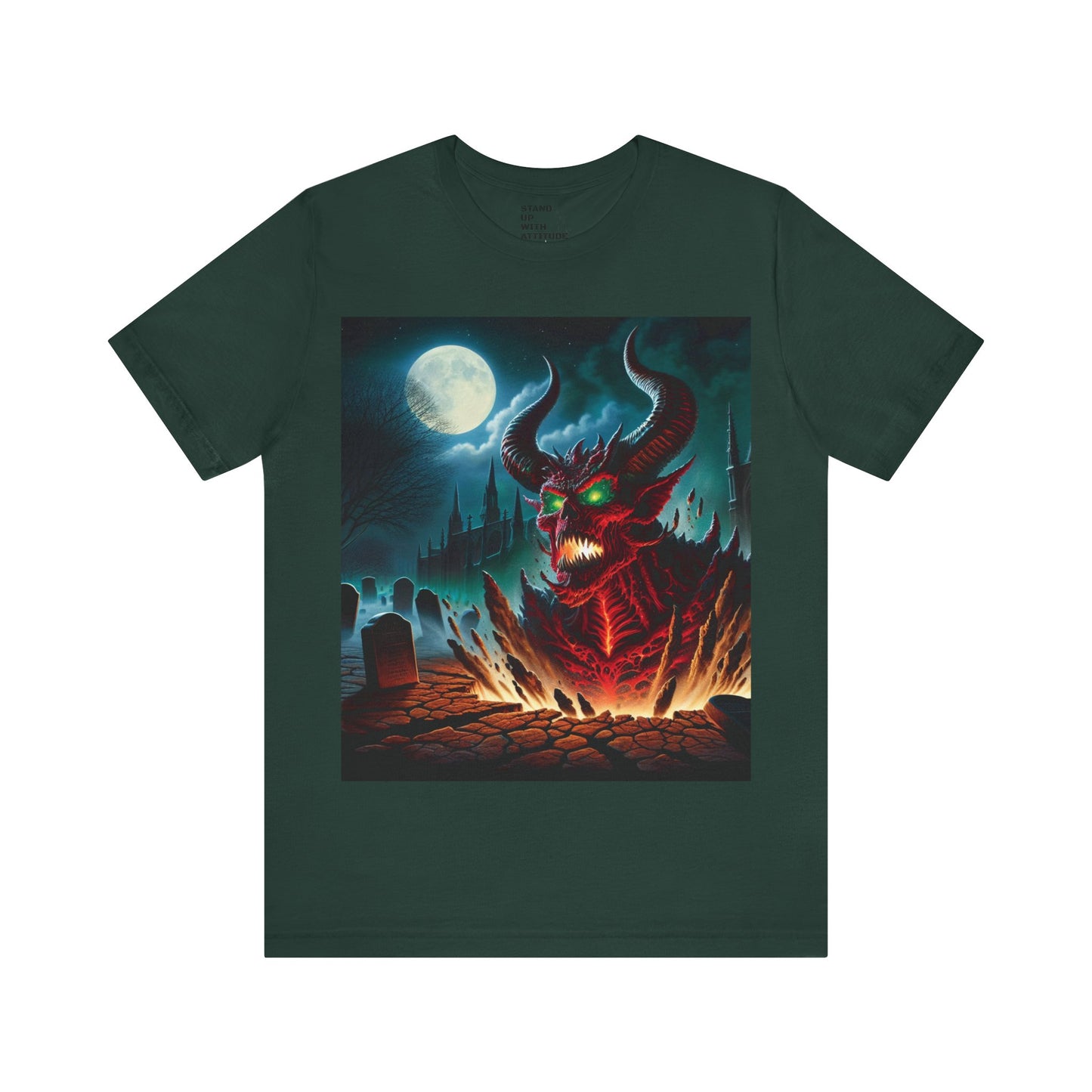 The Devil Rises Jersey Short Sleeve Tee