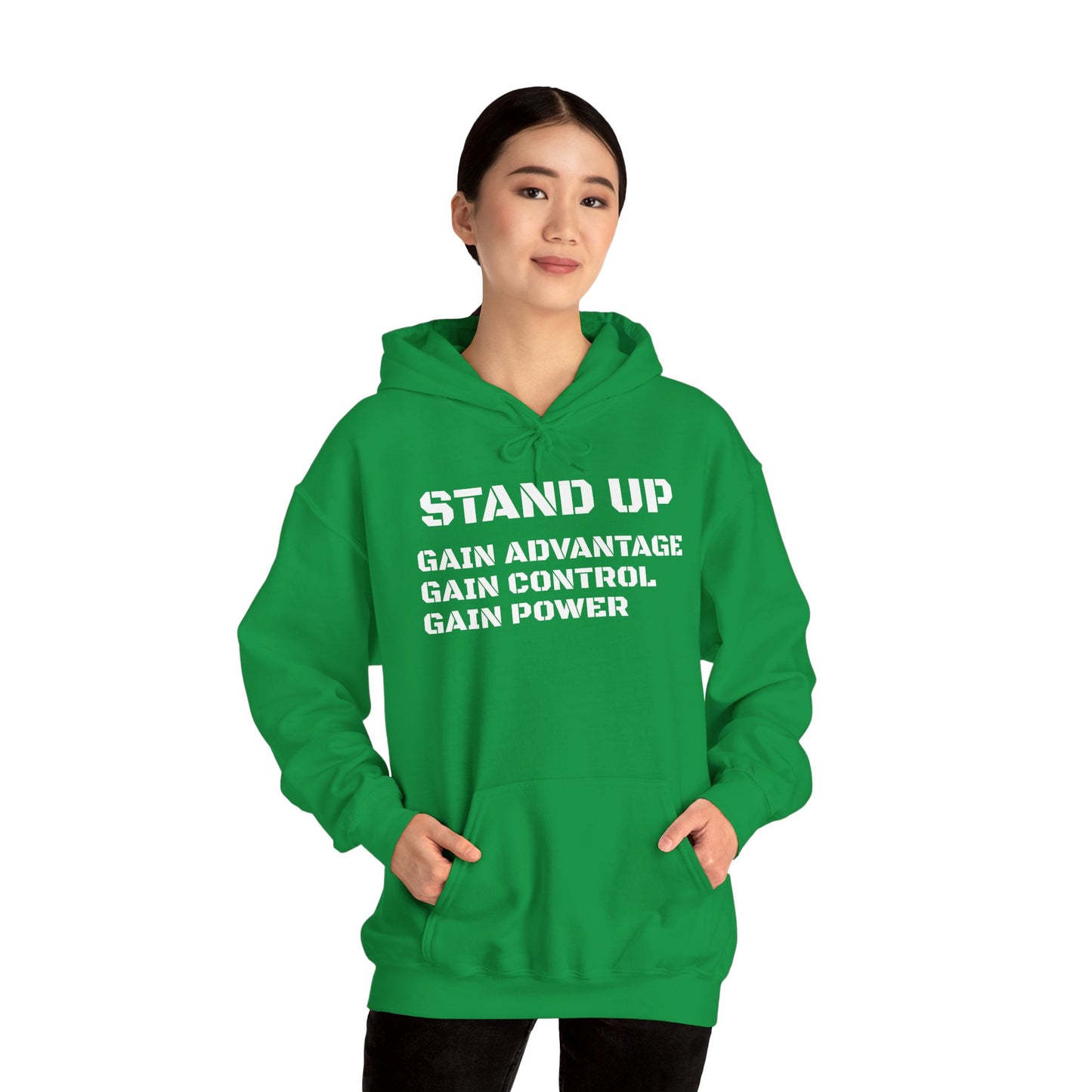 Stand Up Gain Advantage Control Power Hooded Sweatshirt