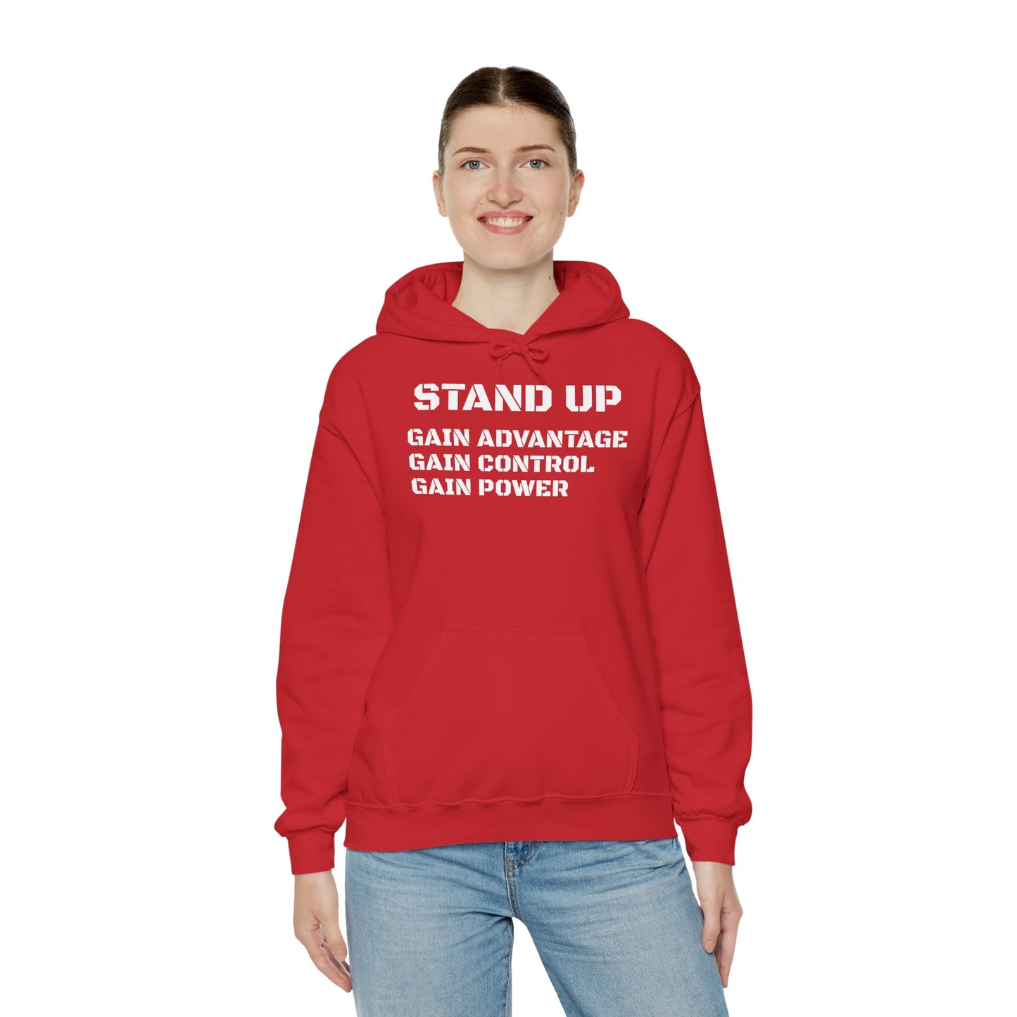 Stand Up Gain Advantage Control Power Hooded Sweatshirt