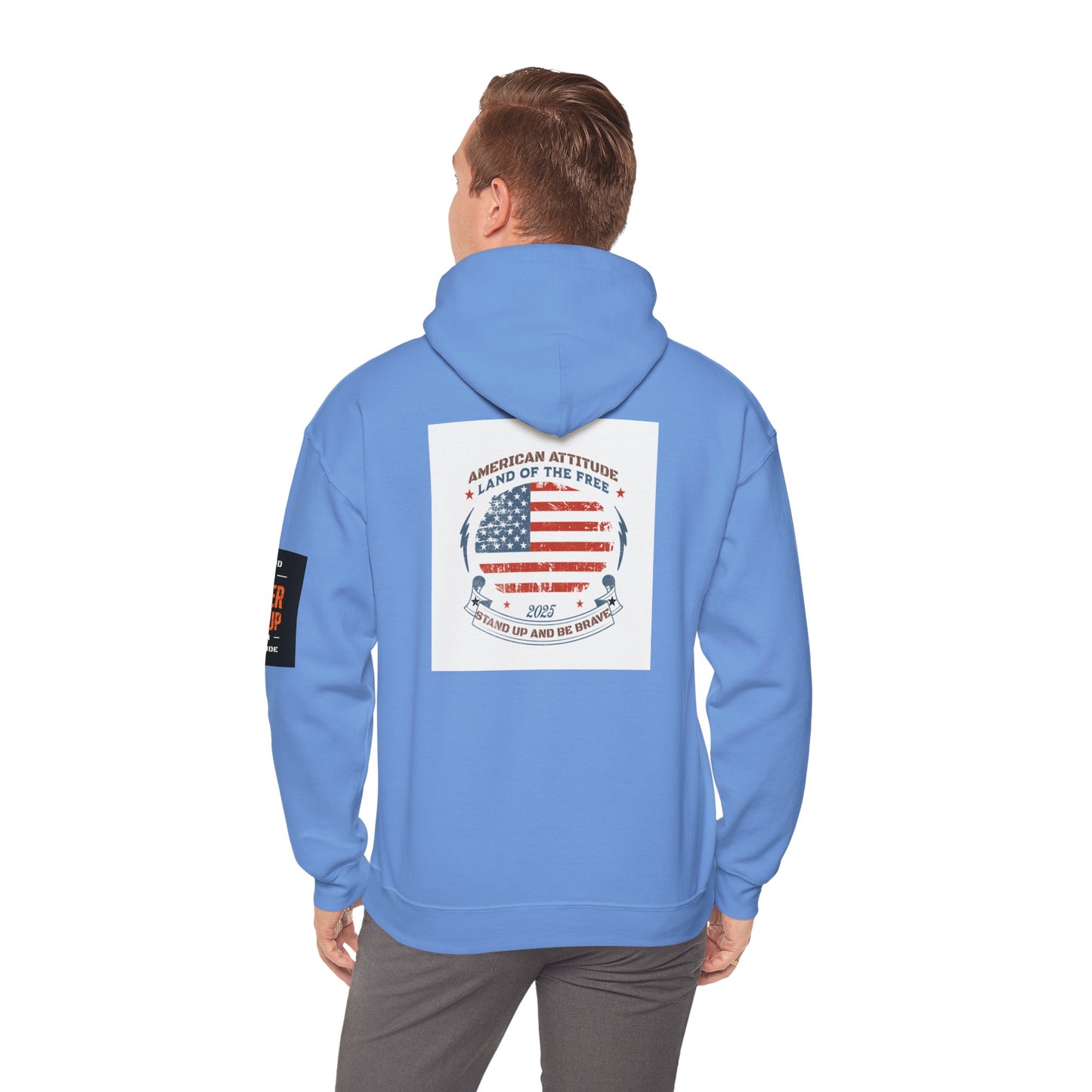 American Attitude Stand Up And Be Brave Heavy Blend™ Hooded Sweatshirt