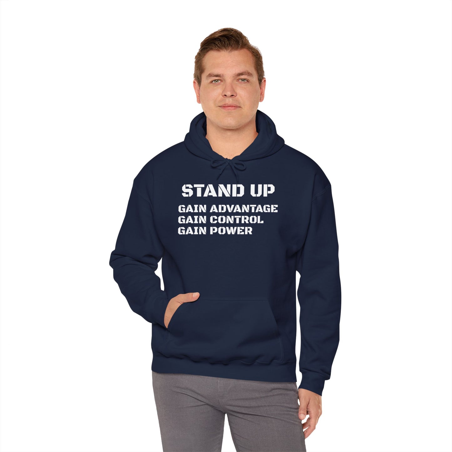 Stand Up Gain Advantage Control Power Hooded Sweatshirt