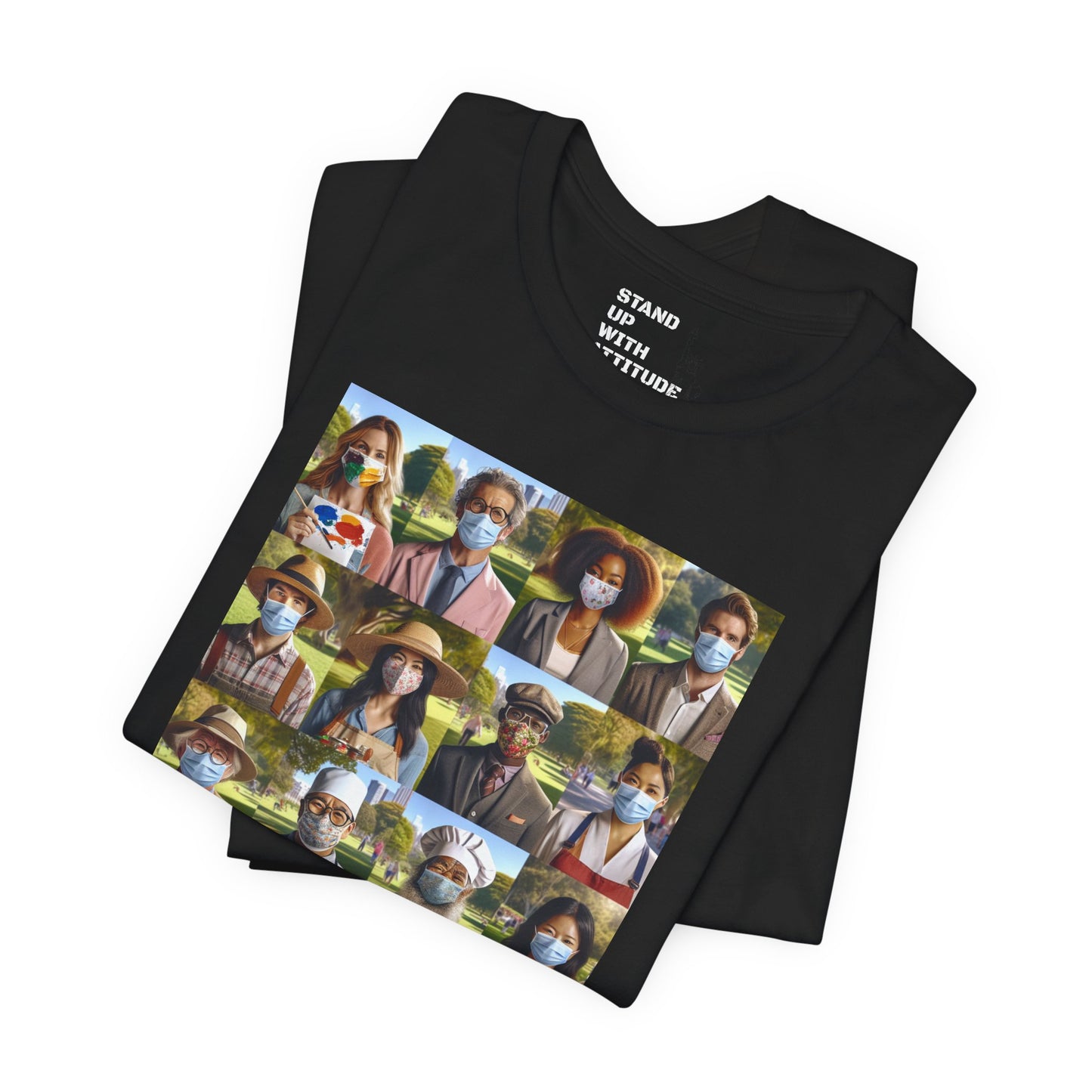 The Fog And A Mask Short Sleeve Tee
