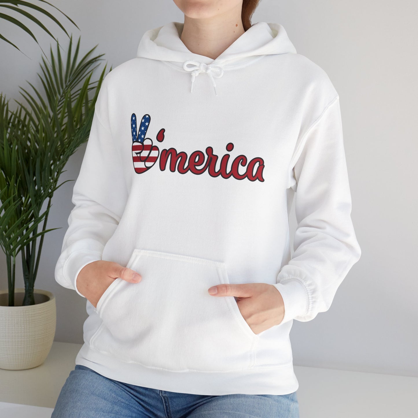 Stand Up America With Attitude Hooded Sweatshirt