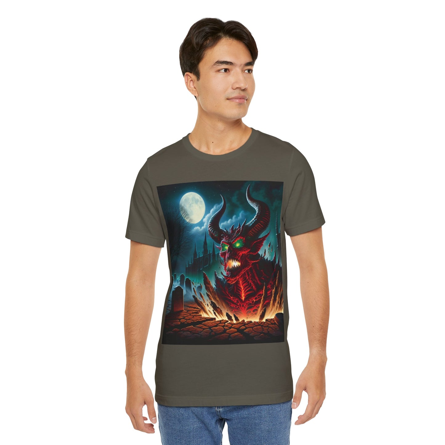 The Devil Rises Jersey Short Sleeve Tee