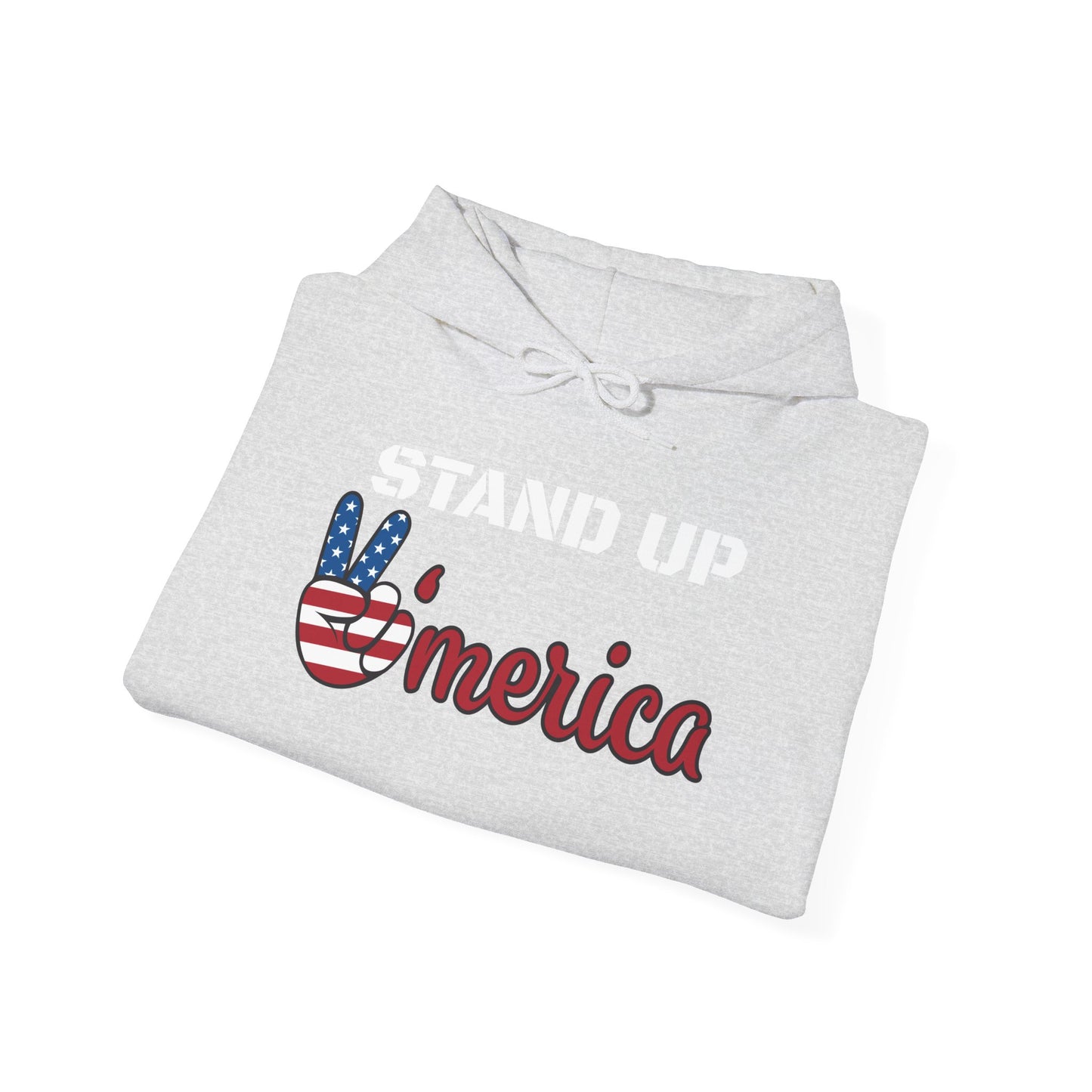 Stand Up America With Attitude Hooded Sweatshirt