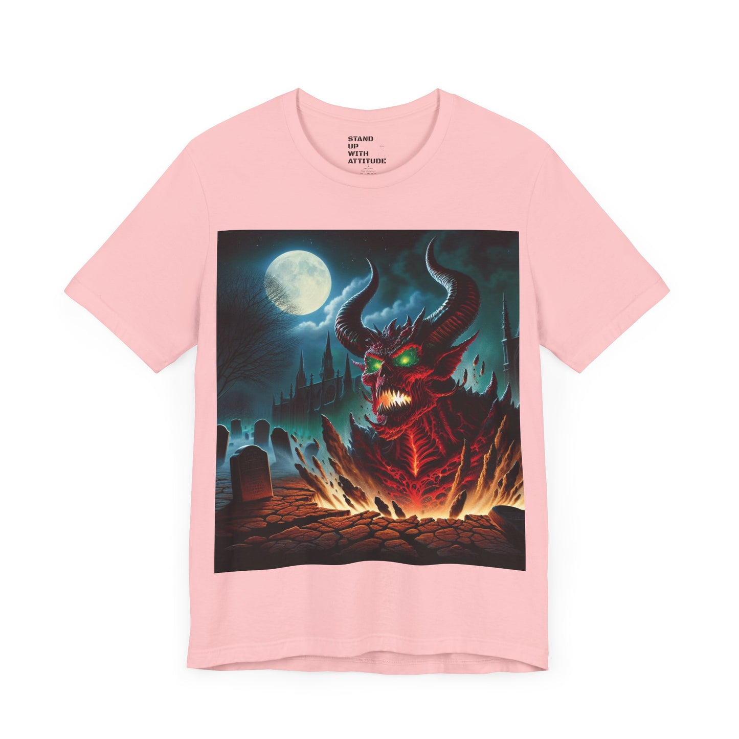 The Devil Rises Jersey Short Sleeve Tee