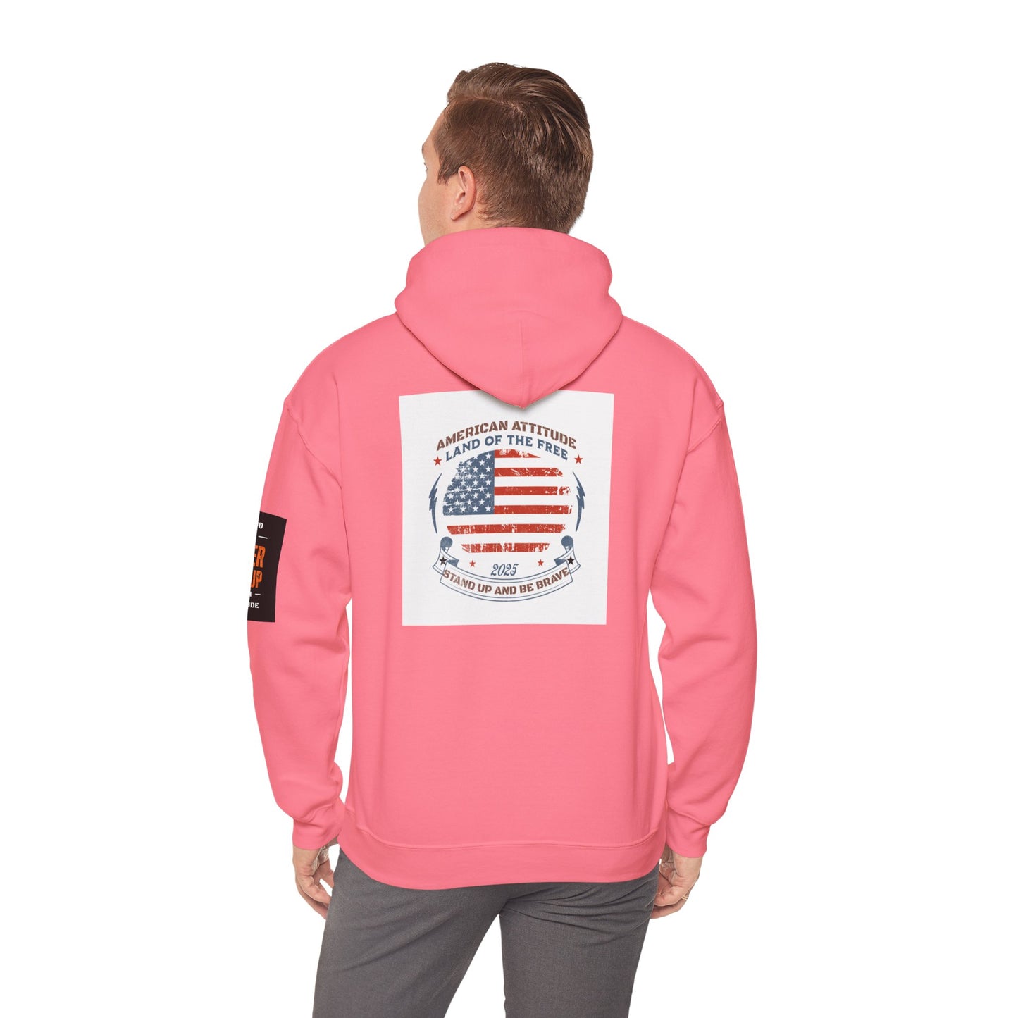 American Attitude Stand Up And Be Brave Heavy Blend™ Hooded Sweatshirt