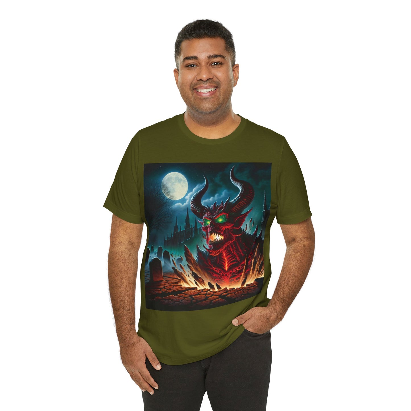 The Devil Rises Jersey Short Sleeve Tee