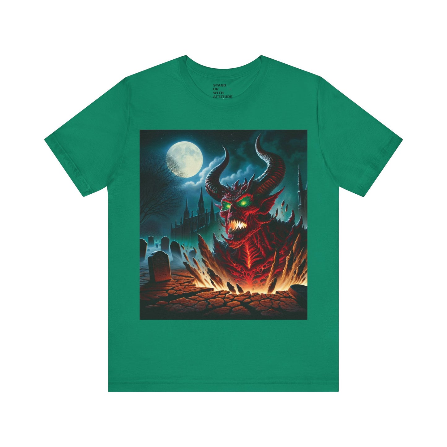 The Devil Rises Jersey Short Sleeve Tee