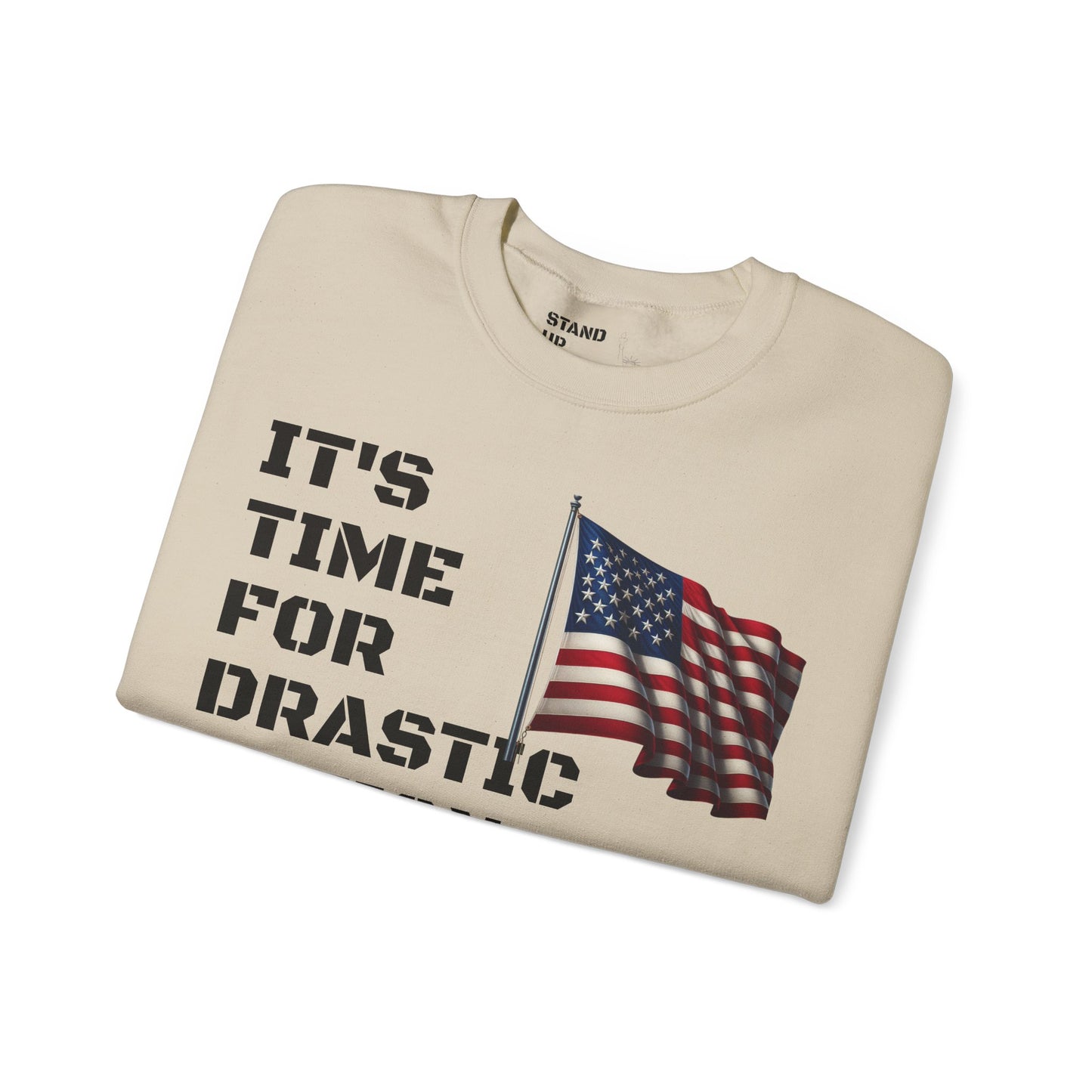 Time For Drastic Action Heavy Blend™ Crewneck Sweatshirt