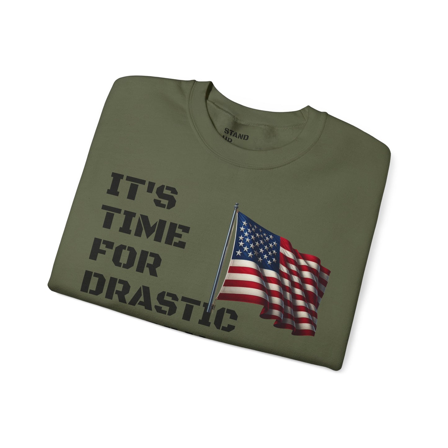 Time For Drastic Action Heavy Blend™ Crewneck Sweatshirt