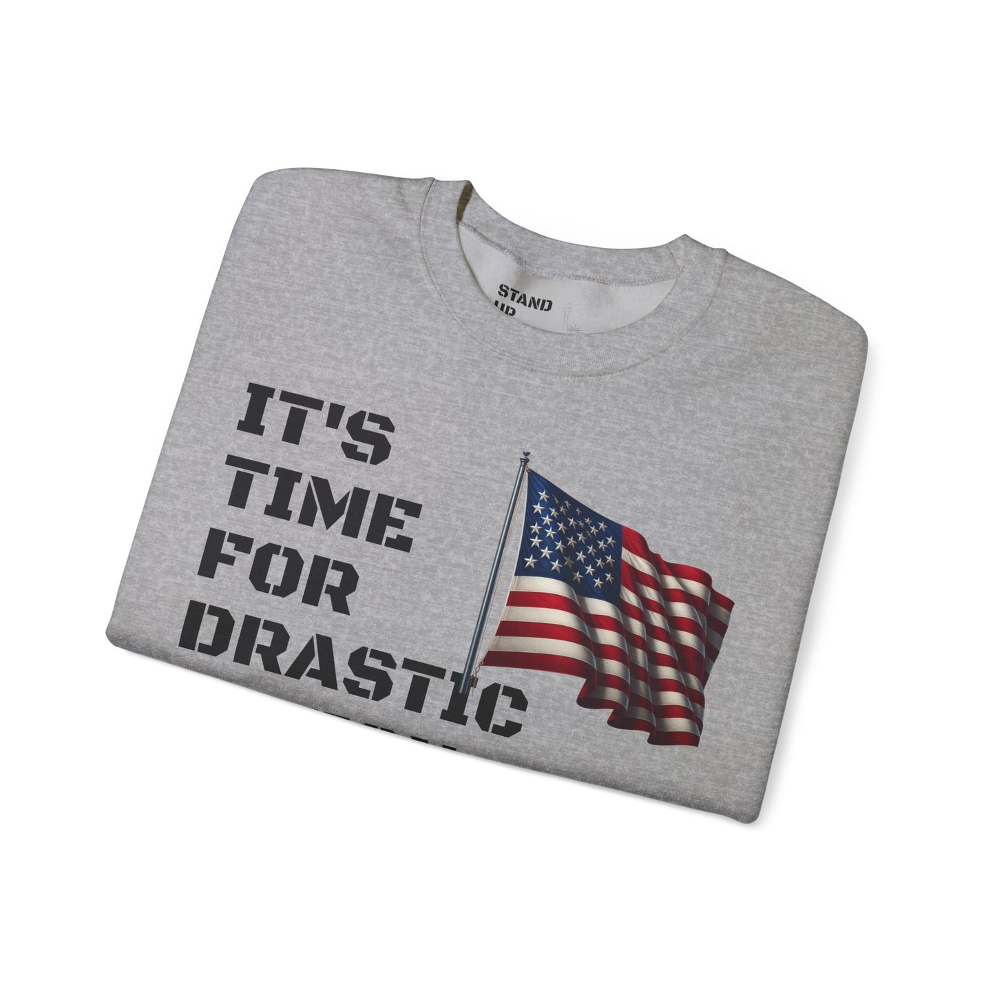 Time For Drastic Action Heavy Blend™ Crewneck Sweatshirt
