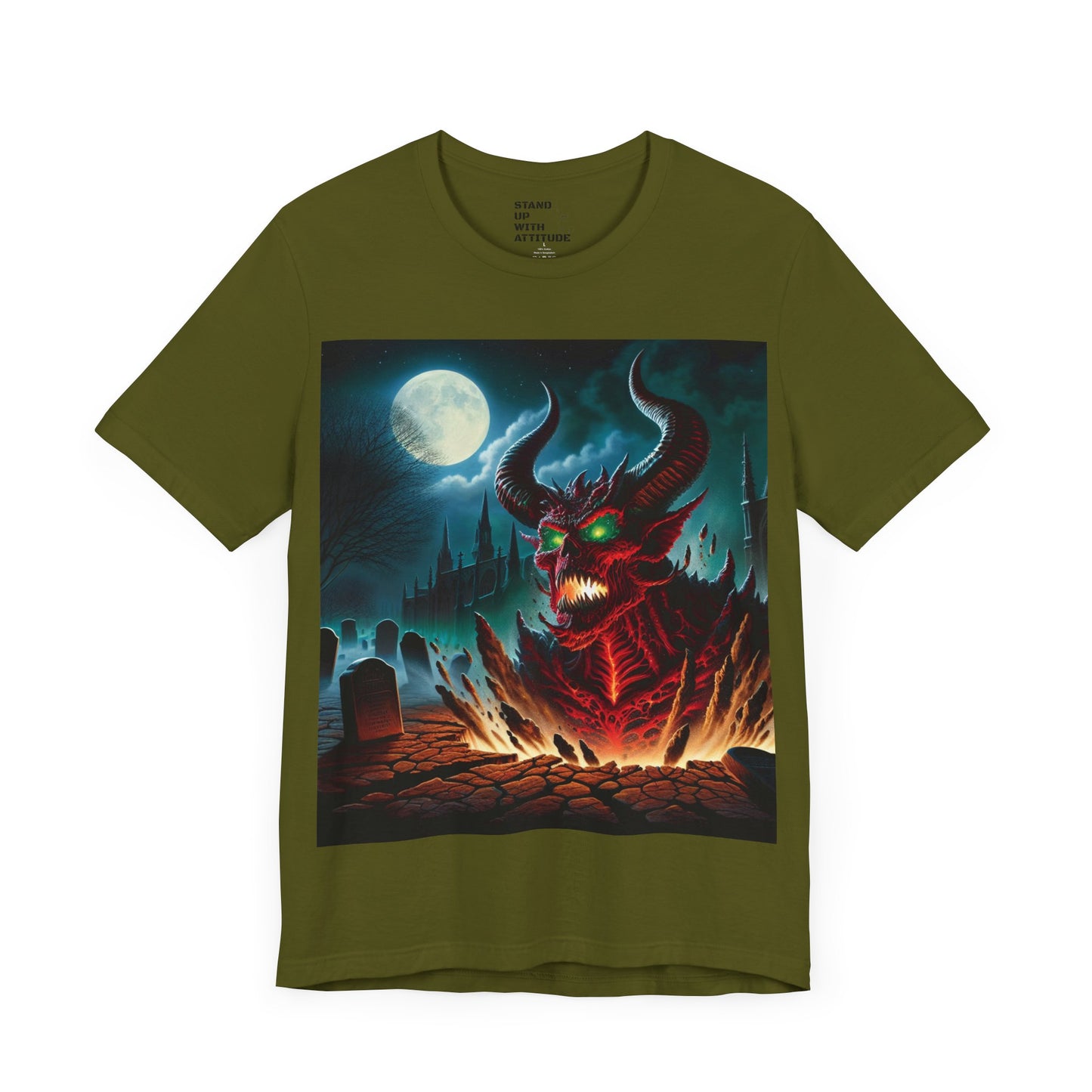 The Devil Rises Jersey Short Sleeve Tee
