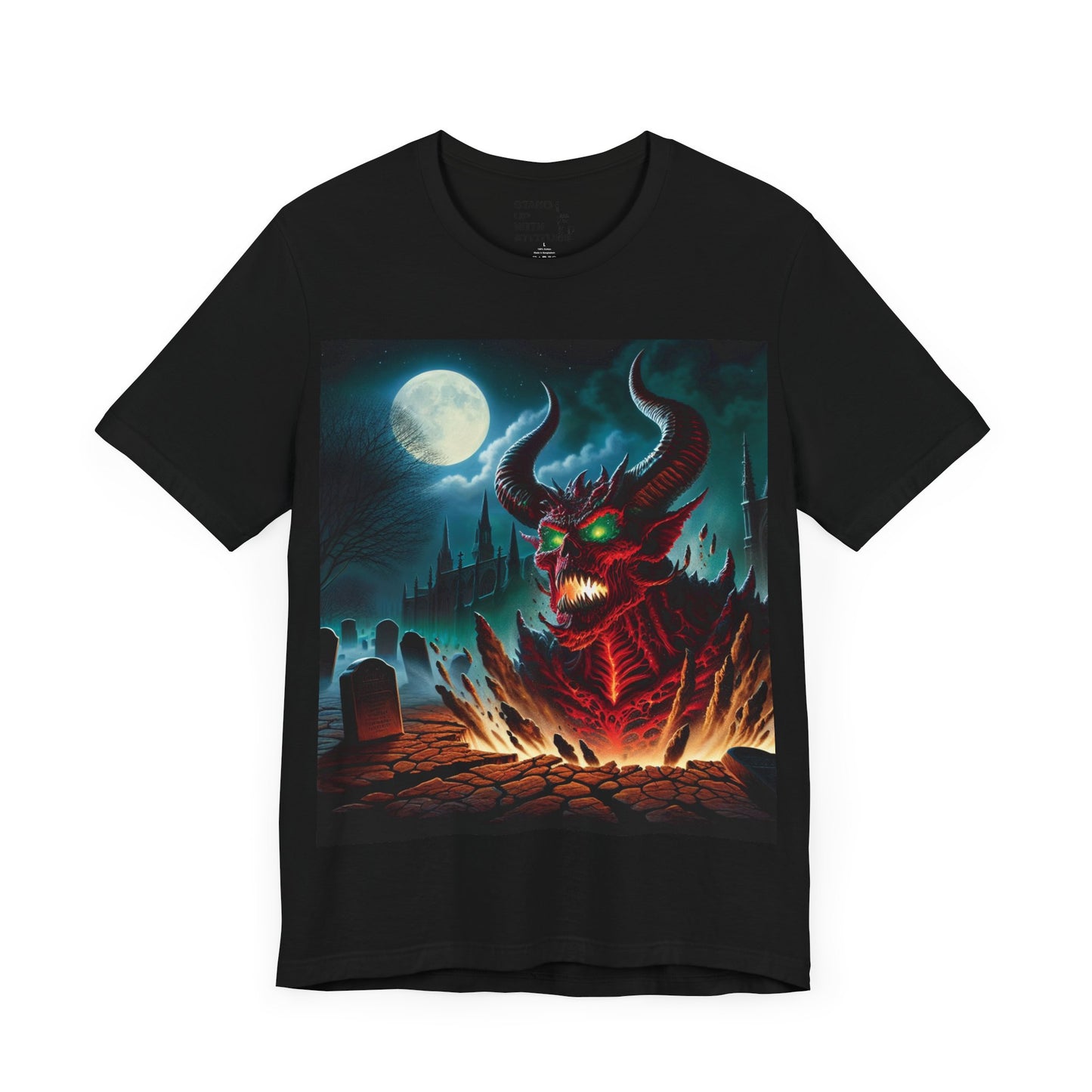 The Devil Rises Jersey Short Sleeve Tee