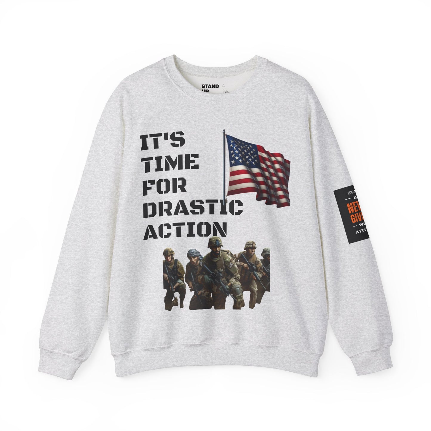 Time For Drastic Action Heavy Blend™ Crewneck Sweatshirt