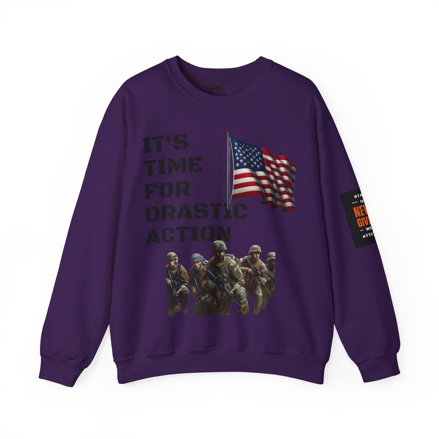 Time For Drastic Action Heavy Blend™ Crewneck Sweatshirt