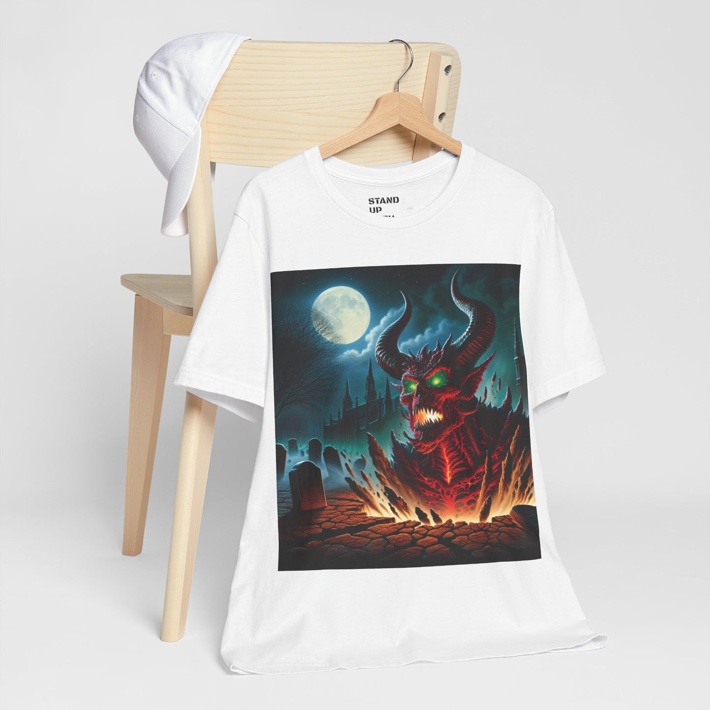 The Devil Rises Jersey Short Sleeve Tee