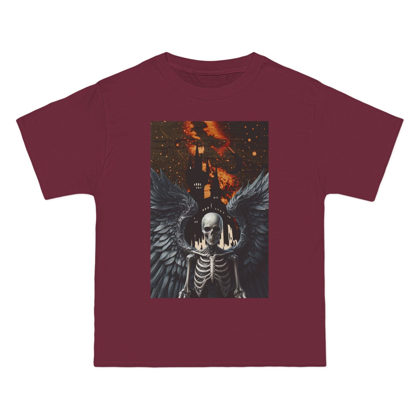 Gothic Skeleton Graphic Tee - Unisex Beefy-T® Short-Sleeve T-Shirt
