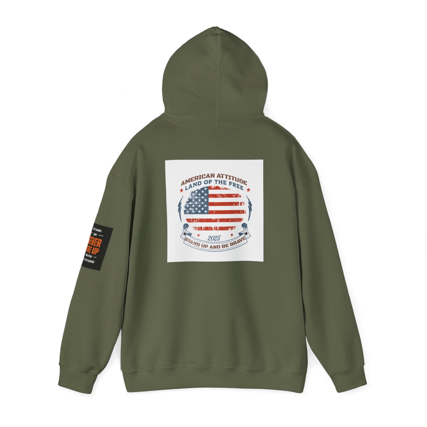 American Attitude Stand Up And Be Brave Heavy Blend™ Hooded Sweatshirt