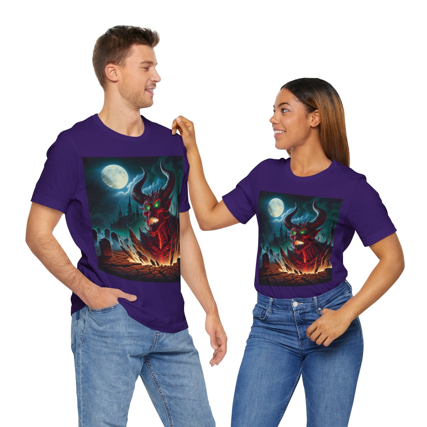 The Devil Rises Jersey Short Sleeve Tee