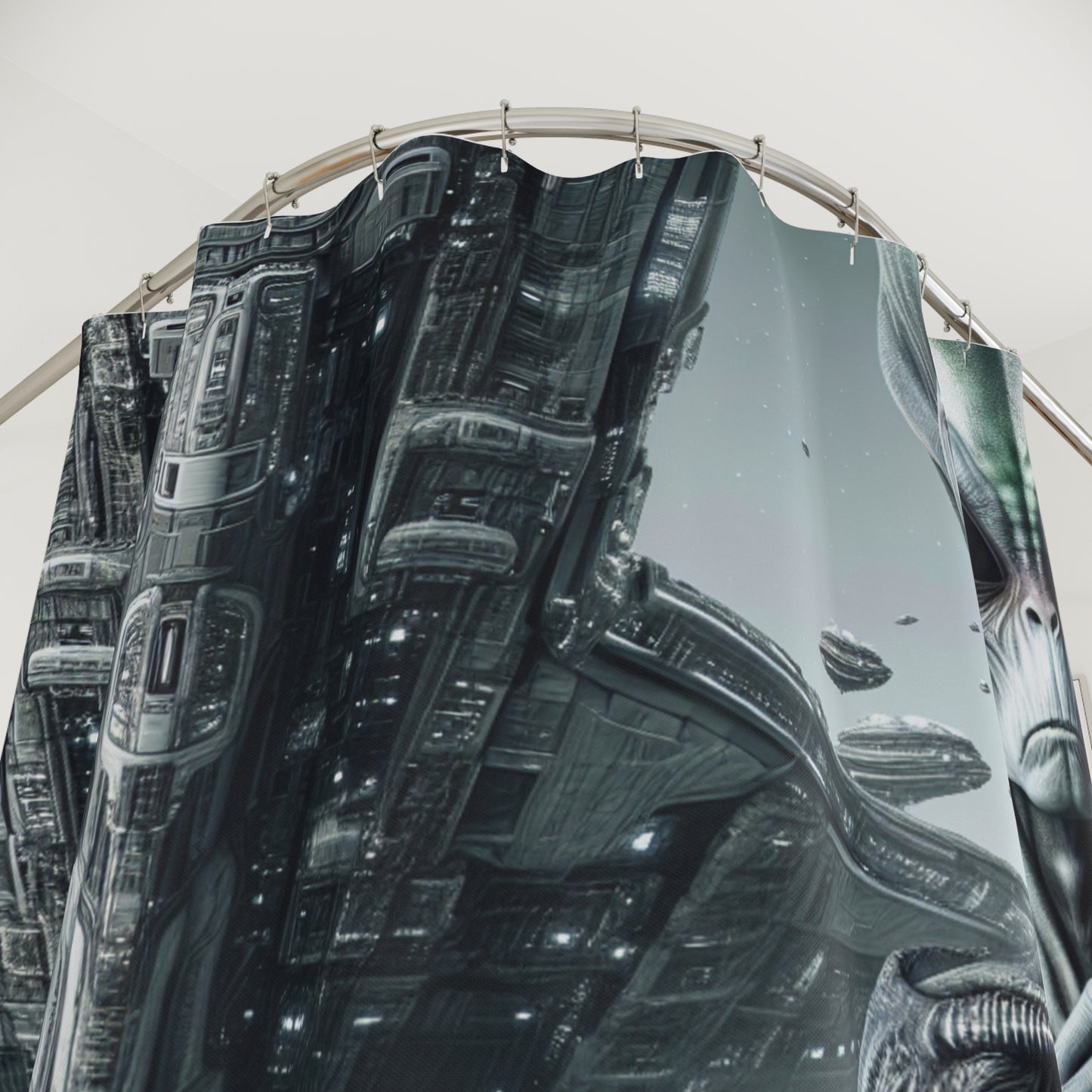 Alien Shower Curtain