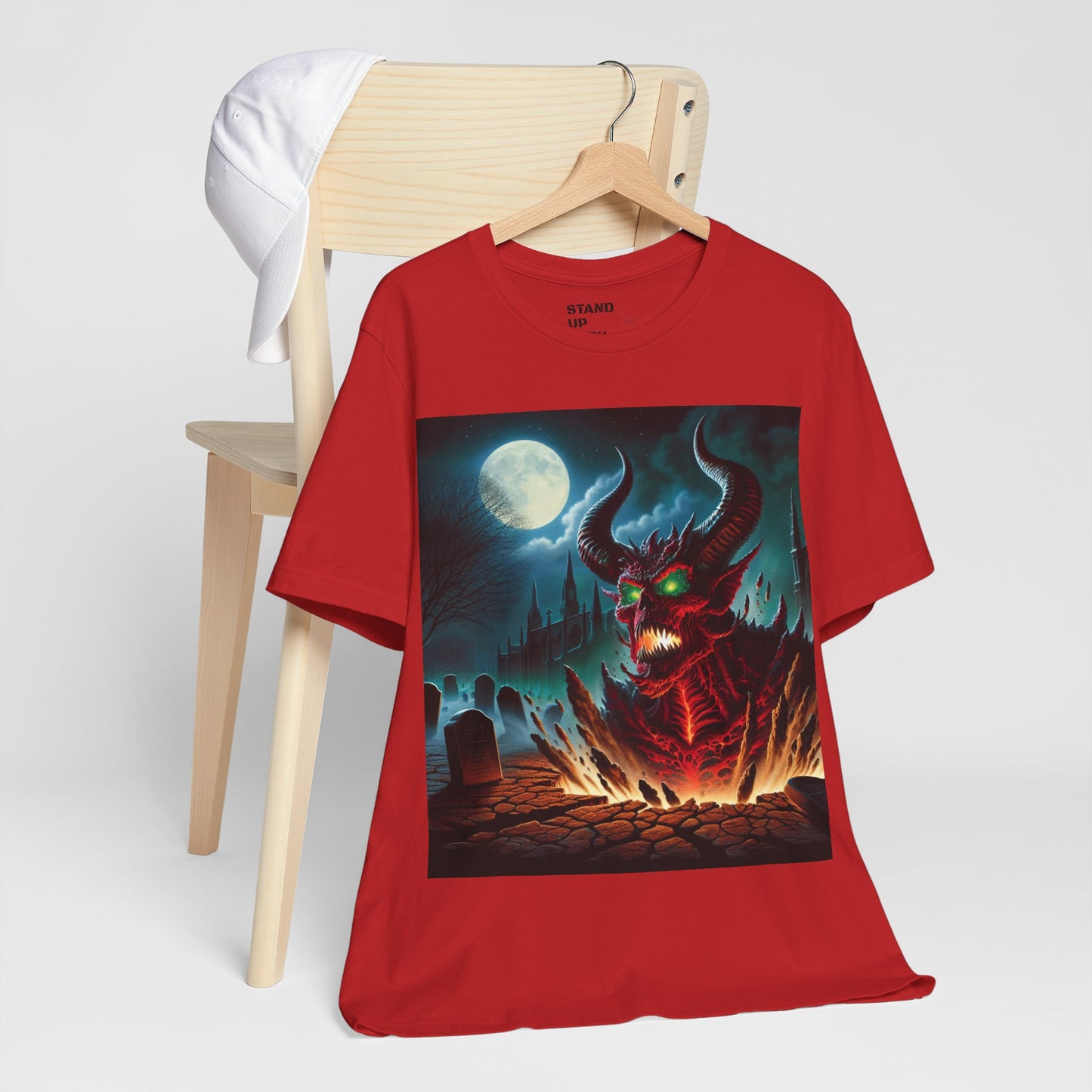 The Devil Rises Jersey Short Sleeve Tee